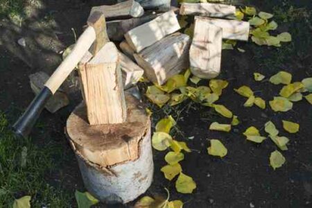 Semi-Automatic Log Splitter Image